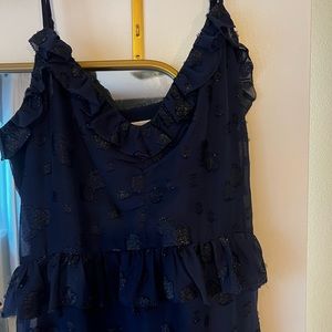 Michael Kors, formal navy blue midi dress!
